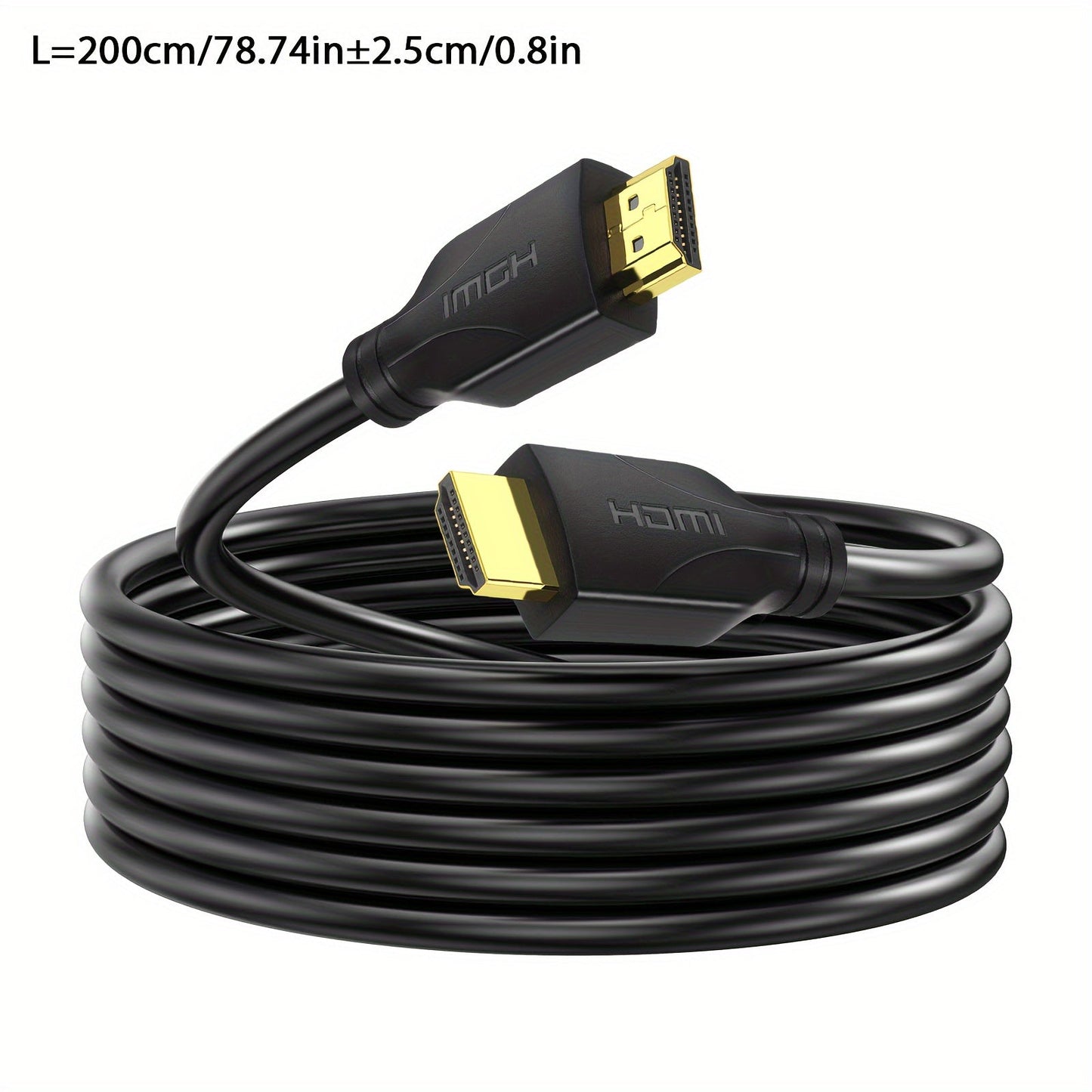 I-Zclive Ultra HD 4K HDTV Cable with Ethernet - High Speed 18Gbps, HDR, 3D, HDCP 2.2 Compatible for Monitors