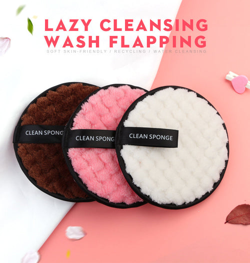 Makeup Remover Pads, Dual Sided Reusable Washable Make Up Removing Cloth Microfiber Pads