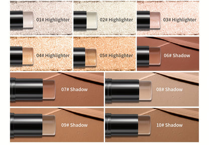 3-in-1 Highlighter, Concealer, Contouring, And Bronzer Stick