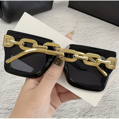 Luxury Oversized Square Fashion Glasses 2pcs