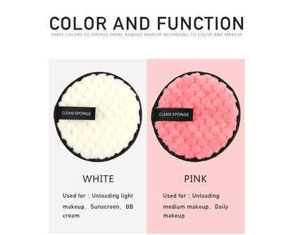 Makeup Remover Pads, Dual Sided Reusable Washable Make Up Removing Cloth Microfiber Pads