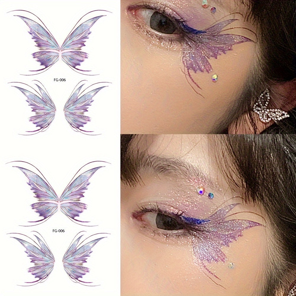 Glitter Face Tattoo Stickers