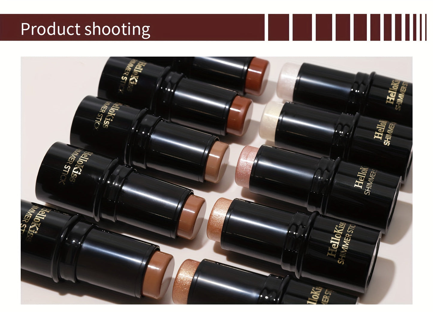 3-in-1 Highlighter, Concealer, Contouring, And Bronzer Stick